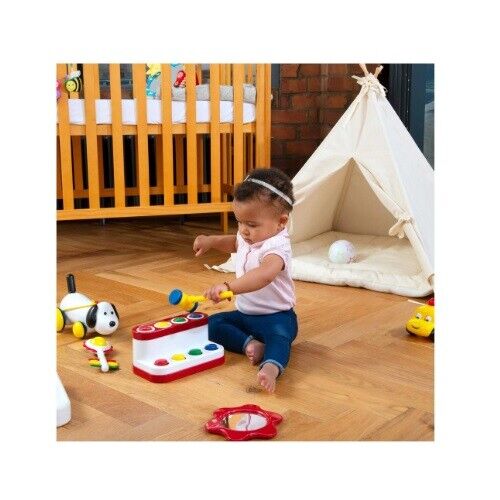 Ambi Toys Pop-Up Pals Hammer Button Toy Pretend Play- Great For Kids Fun