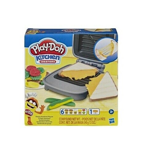 Play-Doh Kitchen Creations Cheesy Sandwich Play Food Set Fun- Great For Kids - Sydney Electronics